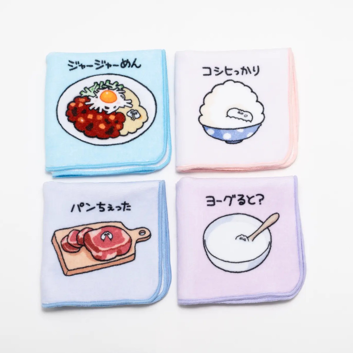 にゃんつぶ四コマハンドタオル（全4種）